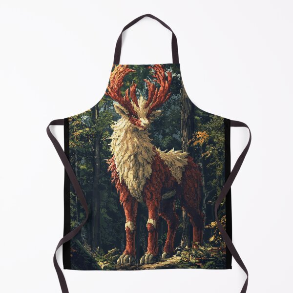 Item preview, Majestic Guardian of the Forest: A Mythical Pixel Art Stag designed and sold by ZGigerBarker.