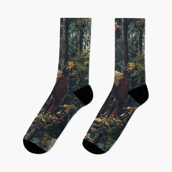 Item preview, Majestic Guardian of the Forest: A Mythical Pixel Art Stag designed and sold by ZGigerBarker.
