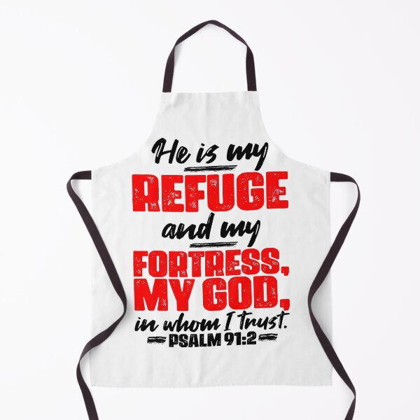 Item preview, Psalm 91:2 He Is My Refuge And My Fortress designed and sold by plushism.