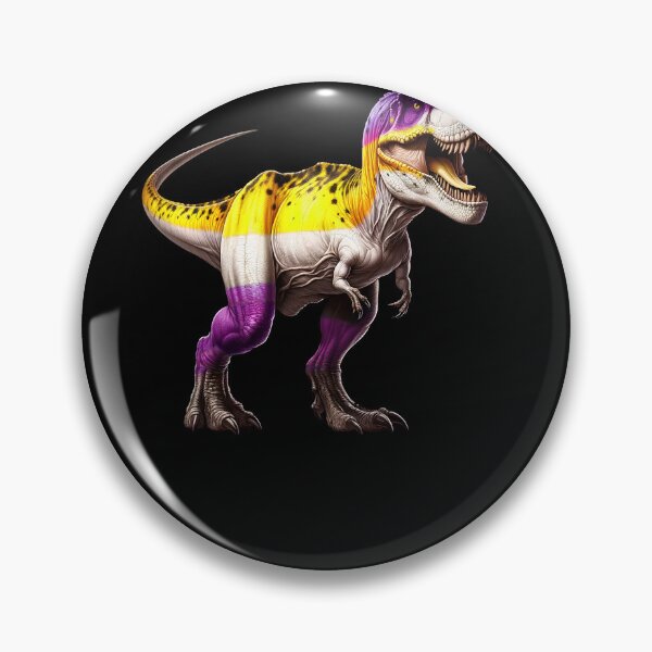 Item preview, Subtle Non Binary Dinosaur Pride Month LGBTQ designed and sold by Kimberley King Art  King Art.