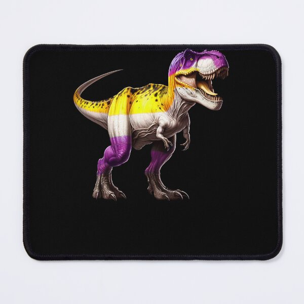 Item preview, Subtle Non Binary Dinosaur Pride Month LGBTQ designed and sold by Kimberley King Art  King Art.