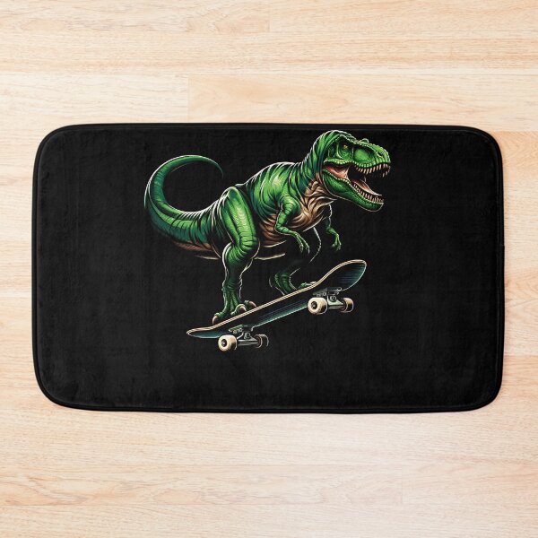 Item preview, Dinosaur Skateboarding designed and sold by Kimberley King Art  King Art.