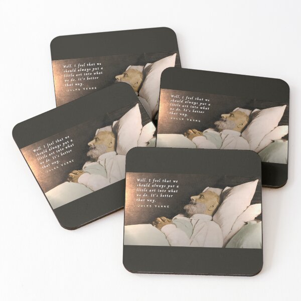 Item preview, Jules Verne quote: Well, I feel that we should always put a little art into what we do. It's better that way. designed and sold by artbleed.