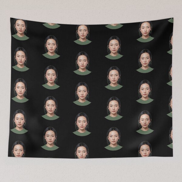 Artikelvorschau, Women, beautiful face, decoration of many clothes, for everyone. entworfen und verkauft von HannaStudio.
