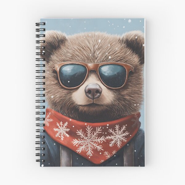 Item preview, Cute bear wearing glasses and scarf designed and sold by KanyaluckArtist.