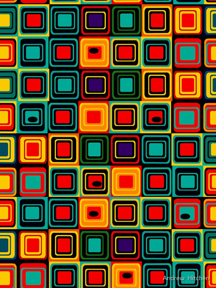 Thumbnail 4 of 4, iPhone Case, Retro Pattern designed and sold by Hitchen.