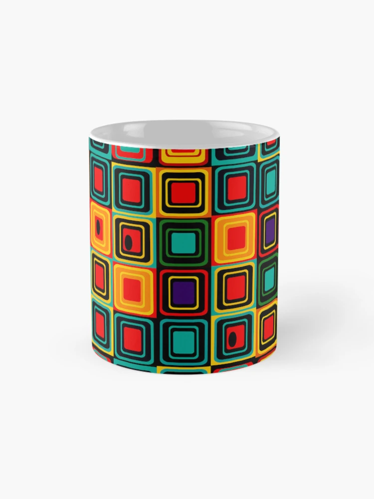 Thumbnail 4 of 6, Coffee Mug, Retro Pattern designed and sold by Andrew Hitchen.