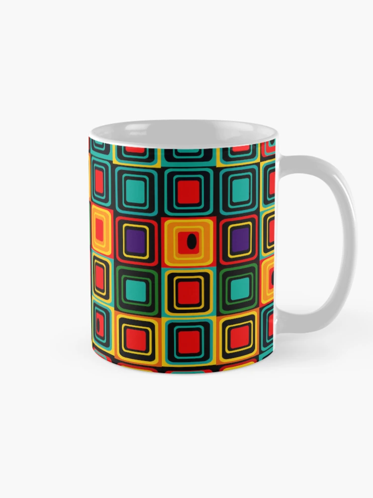 Thumbnail 3 of 6, Coffee Mug, Retro Pattern designed and sold by Andrew Hitchen.
