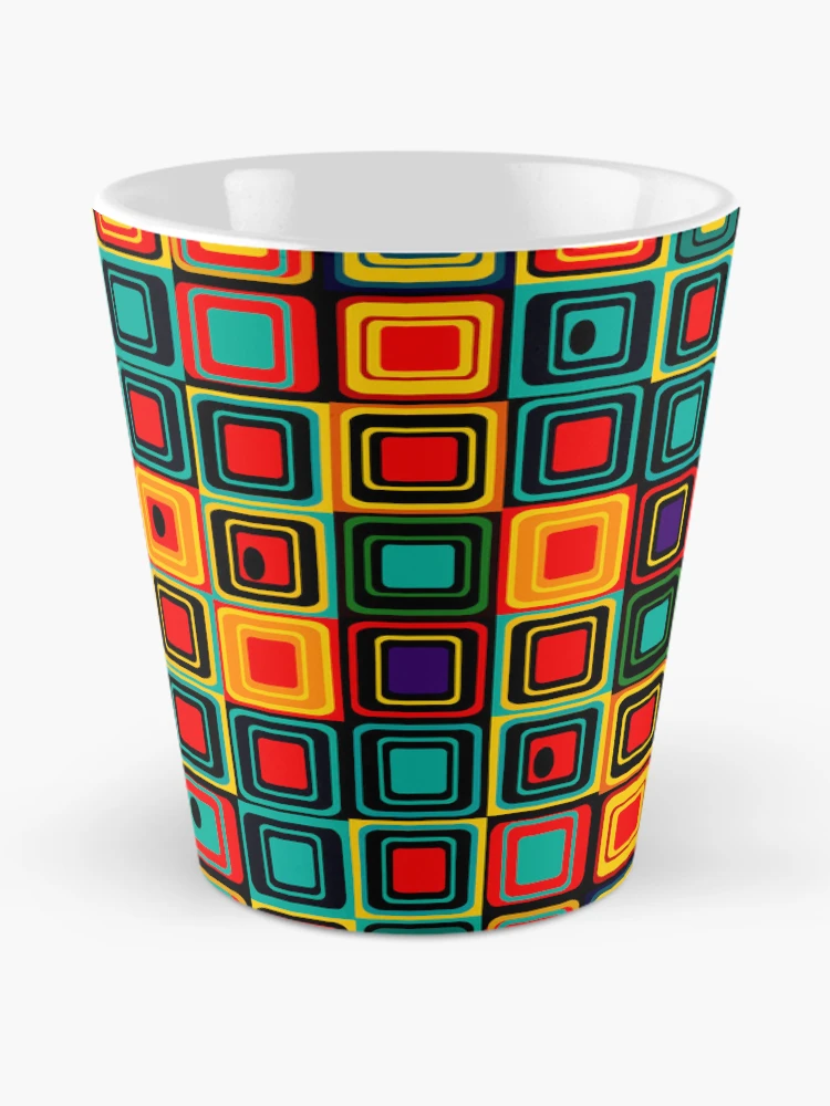 Thumbnail 2 of 4, Coffee Mug, Retro Pattern designed and sold by Andrew  Hitchen.