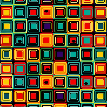 Artwork thumbnail, Retro Pattern by Andrew Hitchen