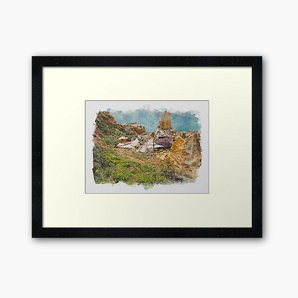 Carvoeiro Algarve Portugal Framed Art Print