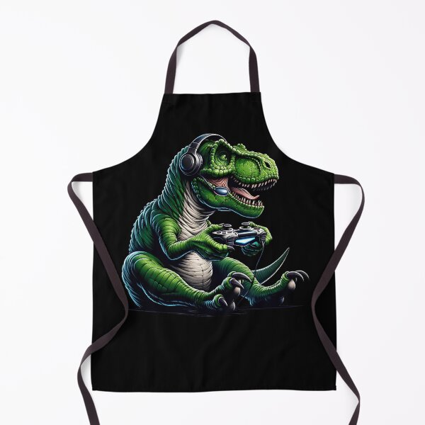 Item preview, Dinosaur Video Game Gaming Nerd designed and sold by Kimberley King Art  King Art.
