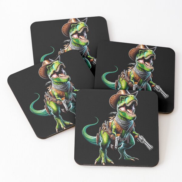Item preview, Dinosaur Wild West Country designed and sold by Kimberley King Art  King Art.
