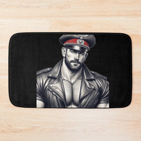 Artikelvorschau, Gay Berlin Leder Miltary Daddy German Leder Pride Grafikdesign entworfen und verkauft von ItsAKinkThing.