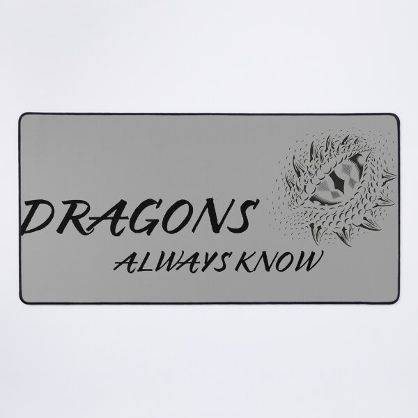 Item preview, Dragons always know designed and sold by Cuquetafera.