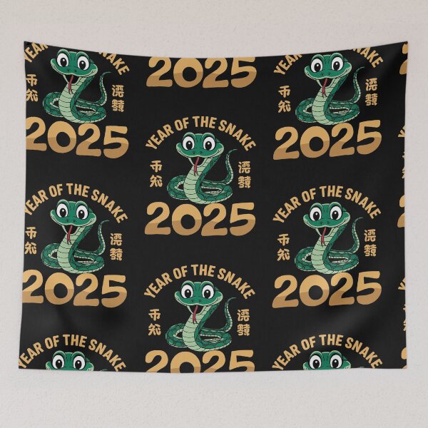 Item preview, Year of the snake 2025 Chinese happy new year designed and sold by marfanna.