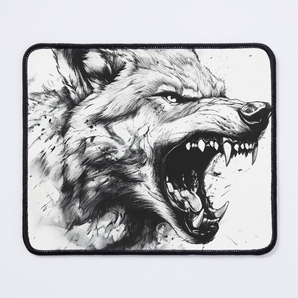 Item preview, Realistic Wolf pencil drawing designed and sold by Pencil-Art.