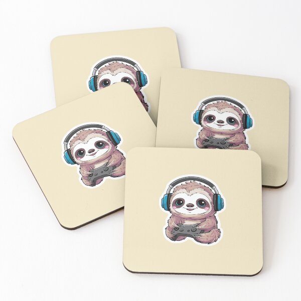 Item preview, Gaming Cute Sloth designed and sold by Laugh-Lines.