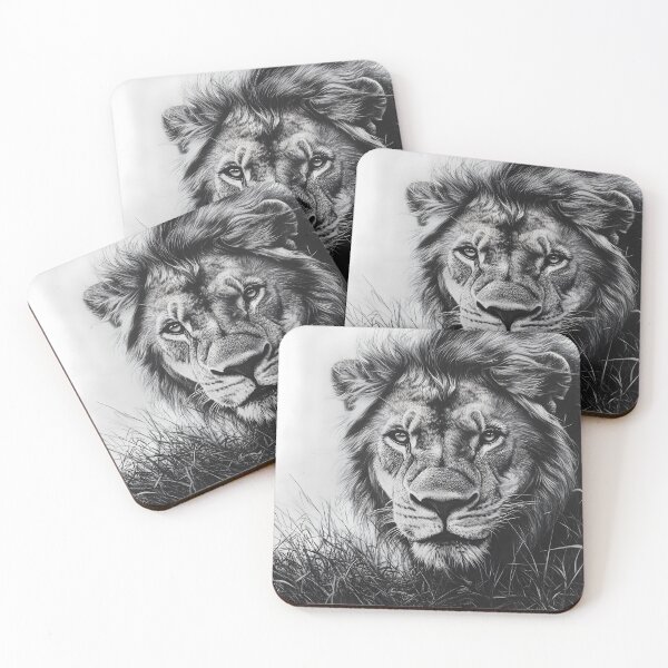 Item preview, Realistic  Lion pencil drawing designed and sold by Pencil-Art.