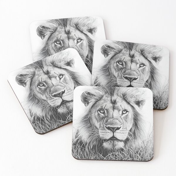 Item preview, Realistic  lion pencil drawing designed and sold by Pencil-Art.