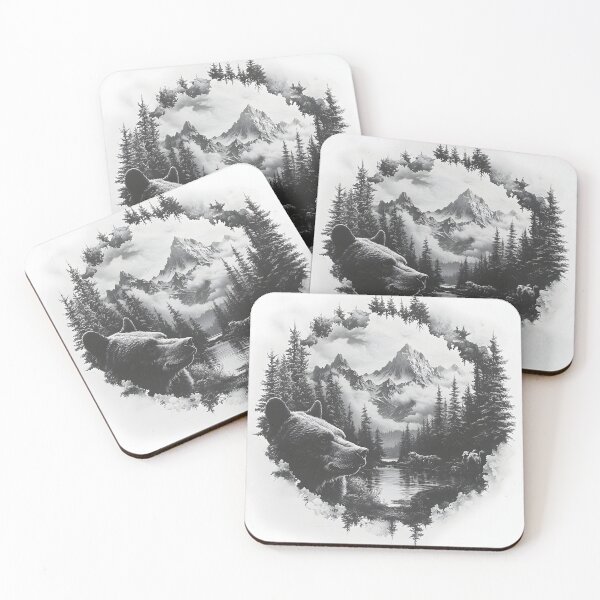 Item preview, Realistic Grizzly bear pencil drawing designed and sold by Pencil-Art.