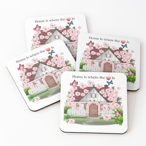 Item preview, Home is where the heart is. designed and sold by Sonia Jones Art.