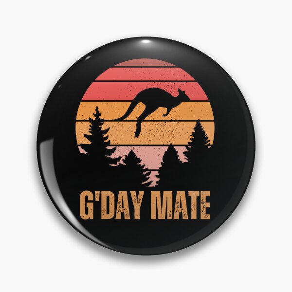 Item preview, G'Day Mate Funny Kangaroo Australian designed and sold by ZACK ART.