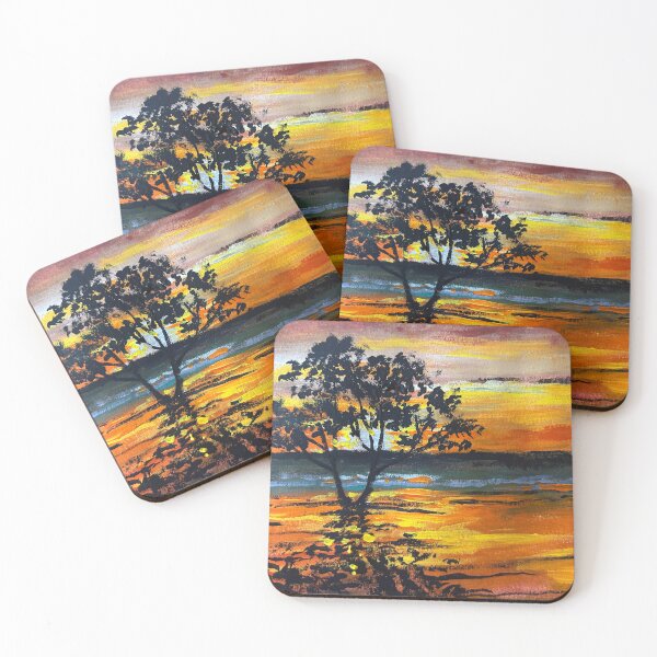 Item preview, Florida Sunrise - The Tree By The Sea designed and sold by TheArtCave.