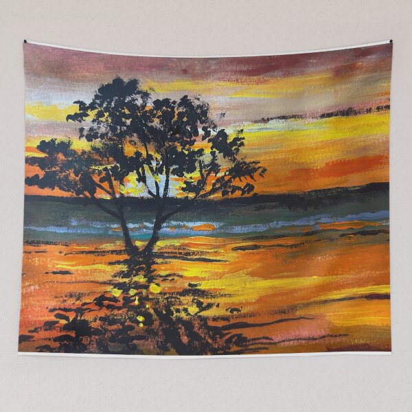 Item preview, Florida Sunrise - The Tree By The Sea designed and sold by TheArtCave.