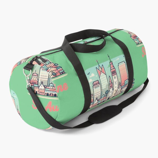 Item preview, St. Augustine USA Retro Skyline Illustration | Minimalist Design, designed and sold by PaintMeWorld.