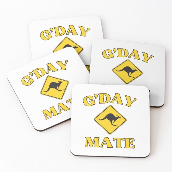 Item preview, G' Day Mate Funny Kangaroo Australian designed and sold by ZACK ART.