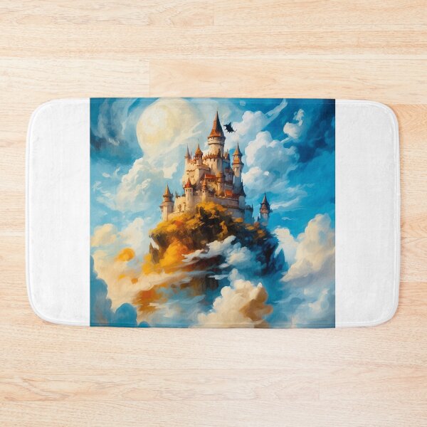 Item preview, A fantasy mythical floating castle designed and sold by Island Art Studios.