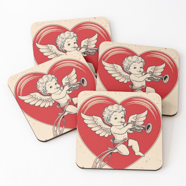 Item preview, Cupid, Vintage Valentine design. designed and sold by Shoot-The-Moon.