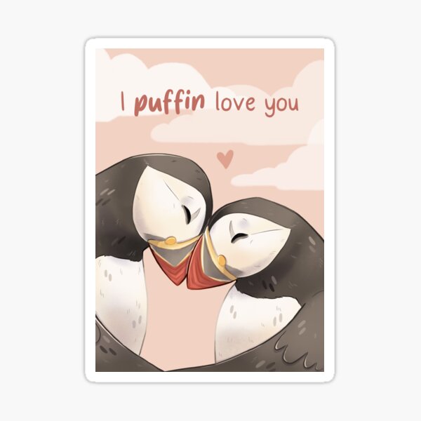 Item preview, I Puffin Love You  designed and sold by Melissa Jan.
