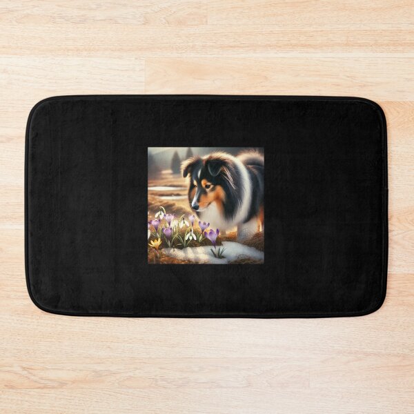 Item preview, Sheltie and Flowers designed and sold by DesignsByHania.