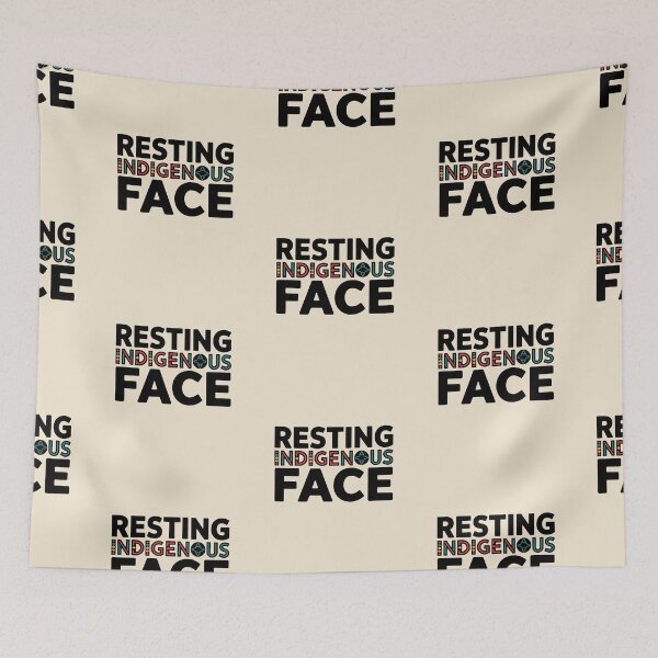 Item preview, Resting Indigenous Face designed and sold by AniArtPL.