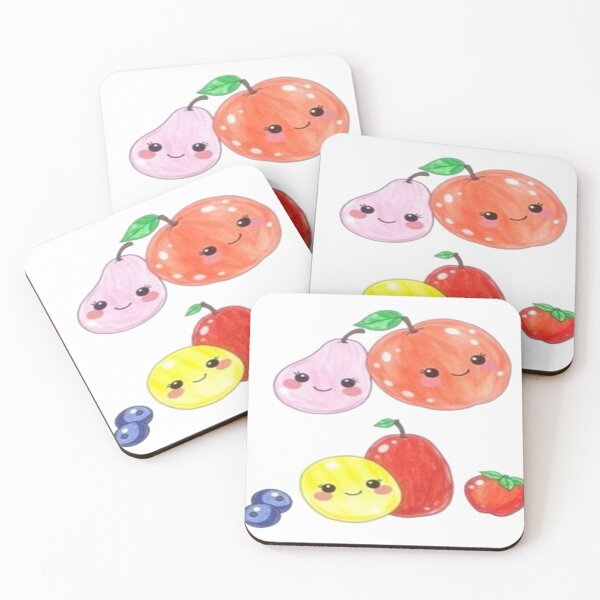 Item preview, Drawing of adorablecharming fruities  designed and sold by Zoa220.