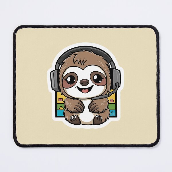 Item preview, Gaming Kawaii Cute Sloth for Boys and Girls designed and sold by Laugh-Lines.