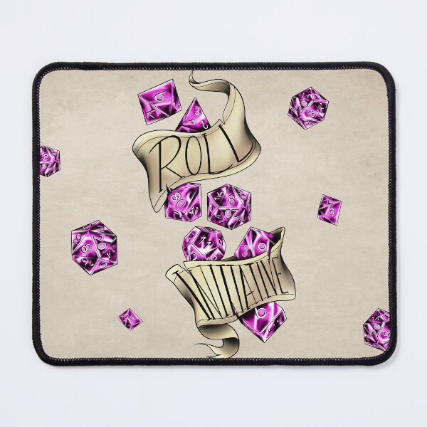 Item preview, DnD Roll Initiative (hot pink) designed and sold by RetroCoven.