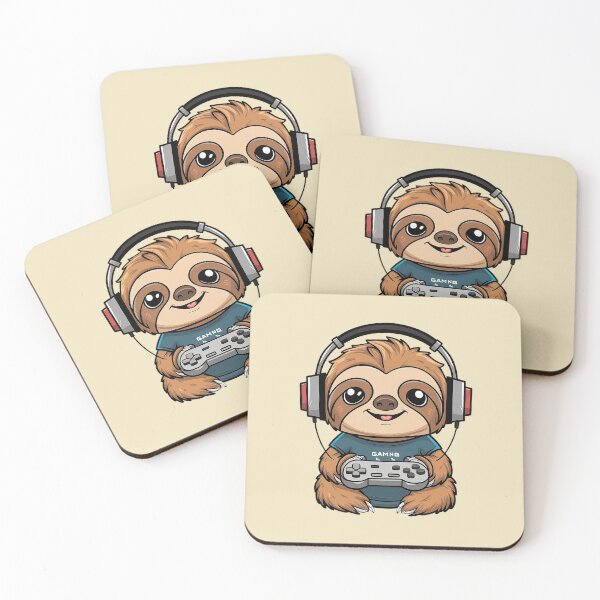 Item preview, Gaming Kawaii Cute Sloth for Boys and Girls designed and sold by Laugh-Lines.