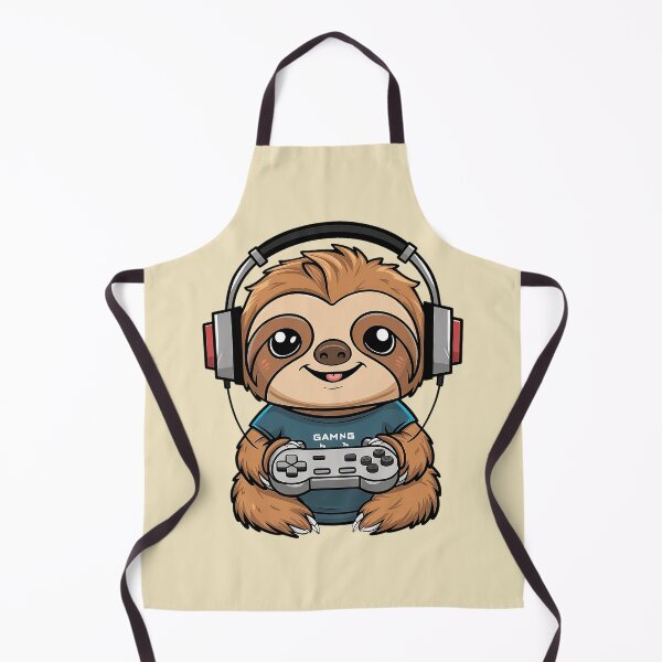 Item preview, Gaming Kawaii Cute Sloth for Boys and Girls designed and sold by Laugh-Lines.