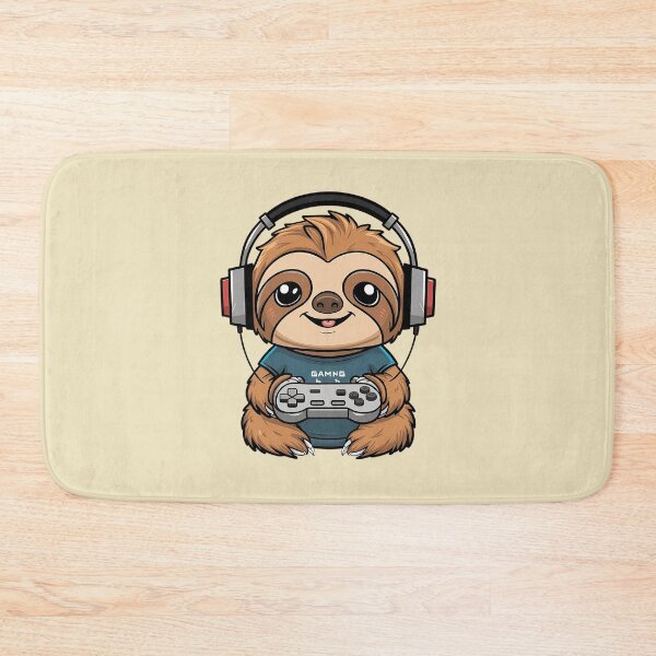 Item preview, Gaming Kawaii Cute Sloth for Boys and Girls designed and sold by Laugh-Lines.
