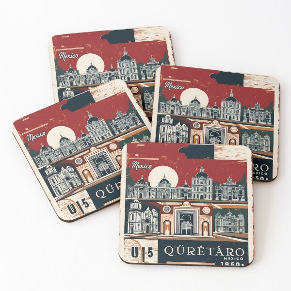 Item preview, Queretaro Mexico 1950s Vintage Travel Tourism Poster  designed and sold by TravelersGems.