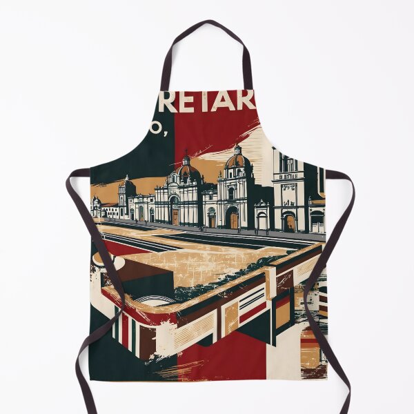 Item preview, Queretaro Mexico 1950s Vintage Travel Tourism Poster designed and sold by TravelersGems.