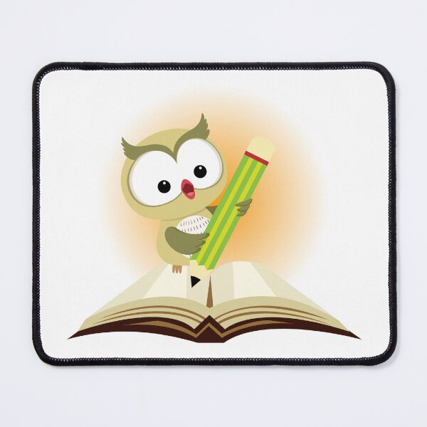 Item preview, Owl writing in the book designed and sold by ArsyCreation.