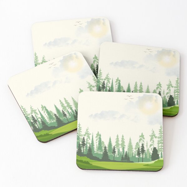 Item preview, Green Pine Forest designed and sold by ArsyCreation.