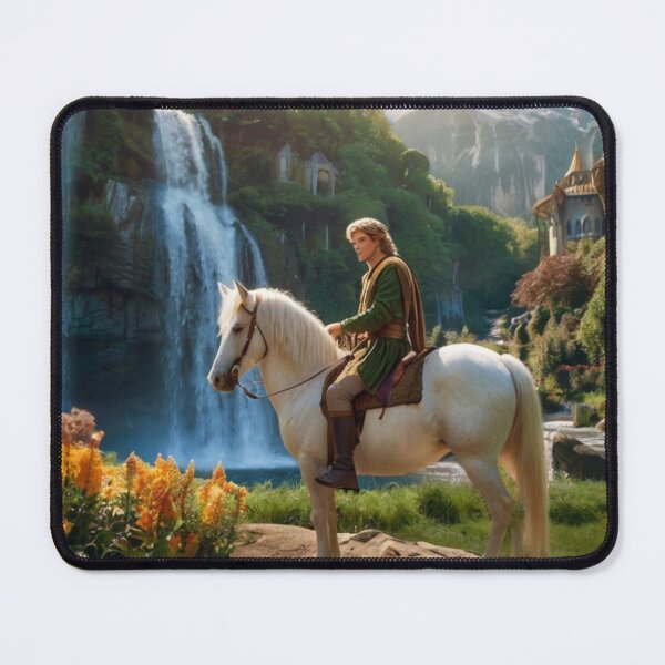 Item preview, Elf Rider of the Mystic Waterfall designed and sold by BlareBlare.