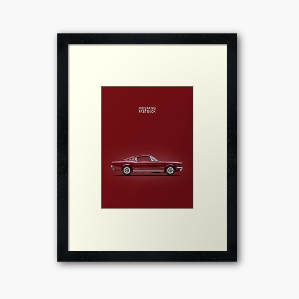 Aludibond Mural Ford Mustang Car Picture Art Print Picture Poster popart 