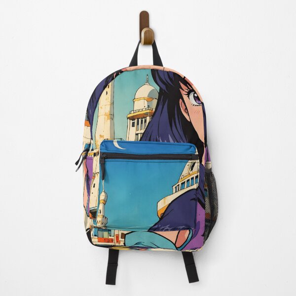 Item preview, Uzbekistan Retro Anime Girl 80s Vintage Travel designed and sold by Retro-Anime9.