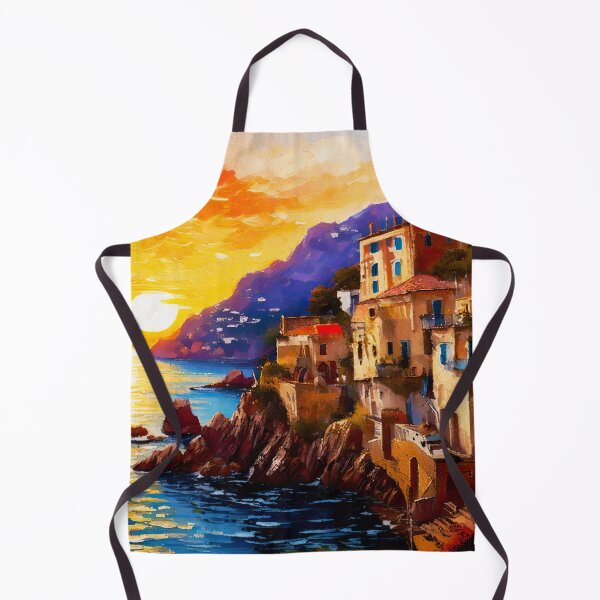 Aperçu de l'œuvre Magie du crépuscule, côte amalfitaine créée et vendue par AM FineArtPrints.
